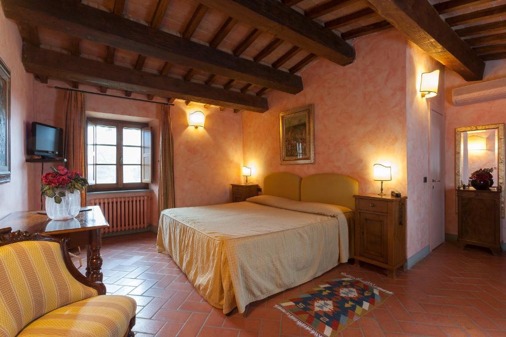 Relais Poggio Borgoni Villa San Casciano in Val di Pesa Szoba fotó